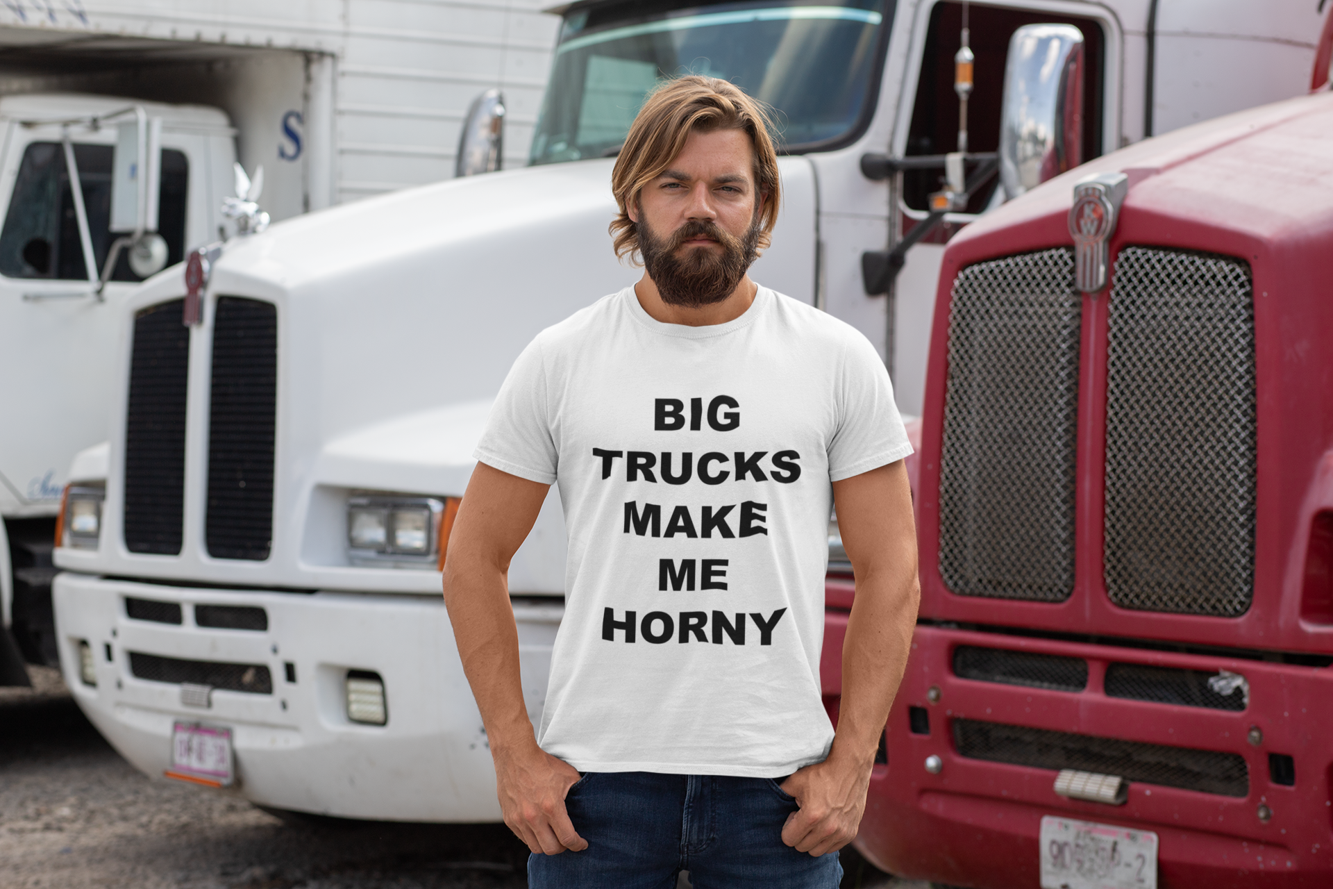 BIG TRUCKS MAKE ME HORNY